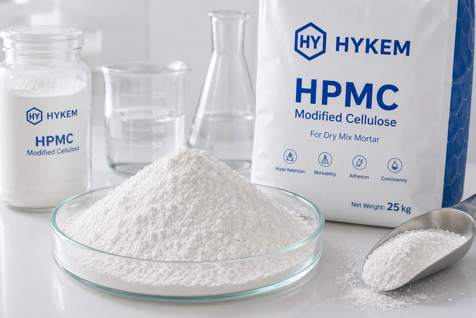 HPMC biến tính HYKEM dùng cho hệ vữa khô