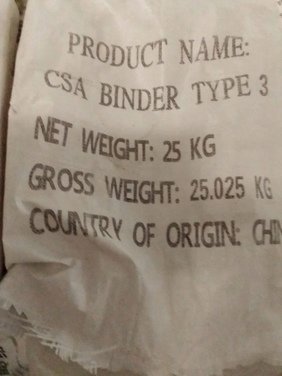 CSA Binder Type S