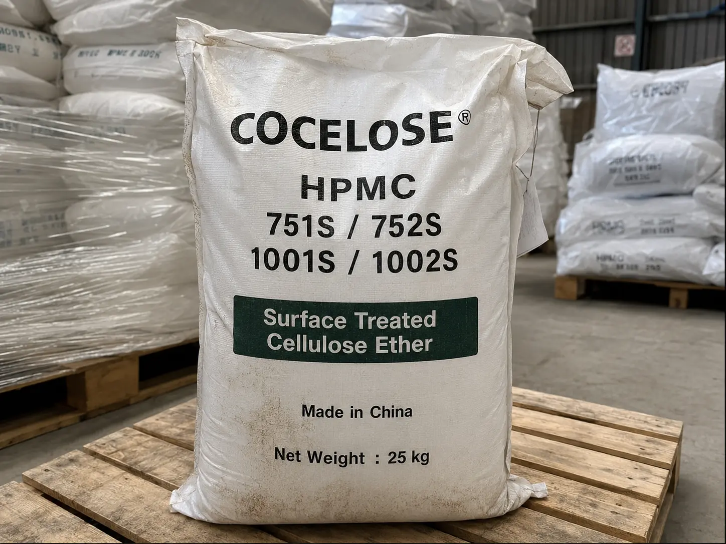 HYKEM Cocelose HPMC 751S 752S 1001S 1002S Surface Treated Cellulose Ether